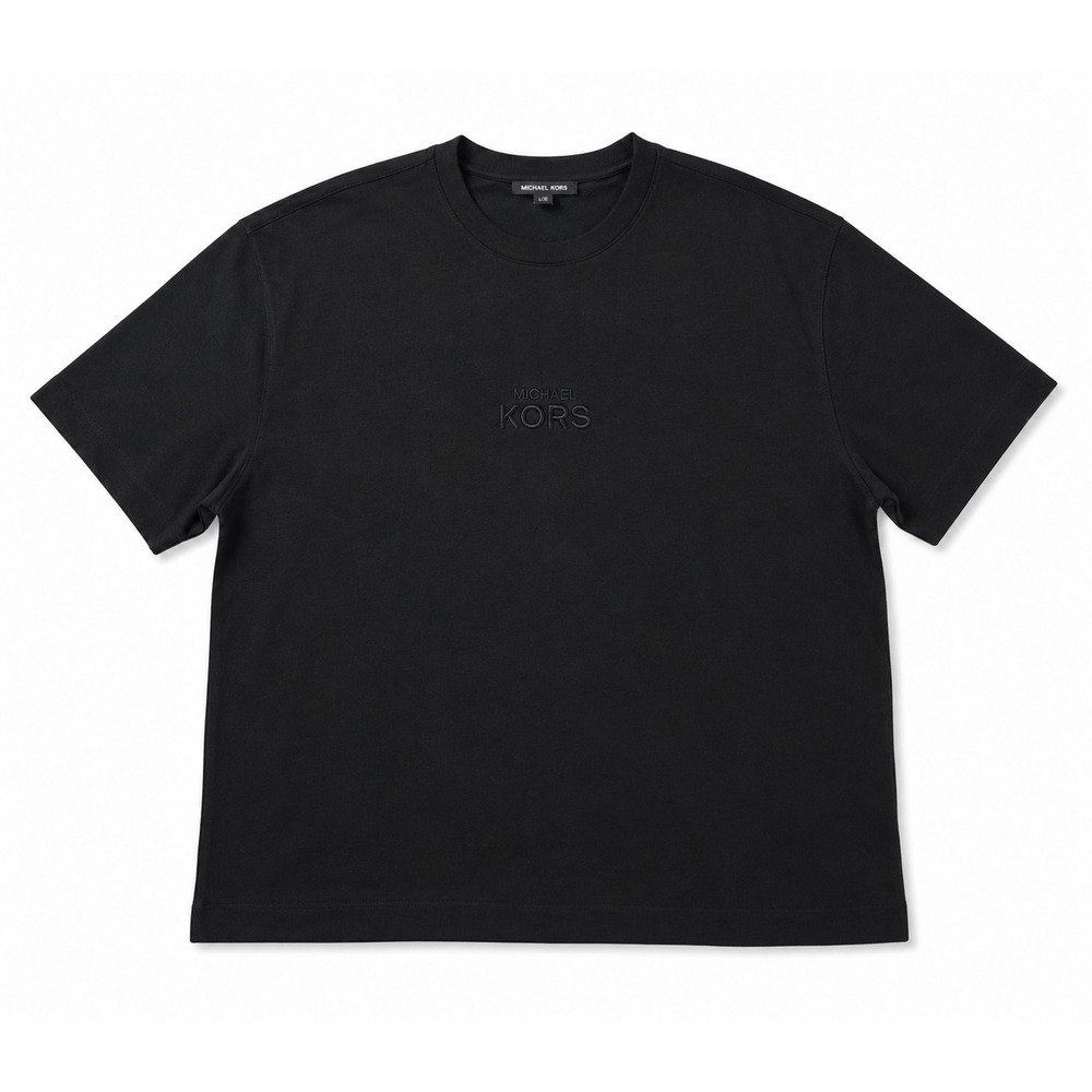 Michael Kors Mens Black Oversized Fit Short Sleeve Sweatshirt Large NWT